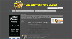 Desktop Screenshot of motoclubecacadores.com.br