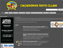 Tablet Screenshot of motoclubecacadores.com.br